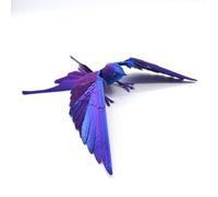 3d Animals 3d Printed Toy Swallow 178cm/6.73.1in for Stress Relief Home Office Decompression Decor Executive Desk Toys-Laser Purple