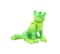 3d Animals 3d Printer Animals Wolf Cub 21cm/11.9in for Surprise Fantasy Gifts Executive Desk Toys-Green Rainbow