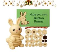 3D Animals Buttons Decor,Fun Christmas Buttons for Crafts | Funny Holiday Decor for Entryway Bedroom Living Room Door Window Wreaths Shelf Car Women Men