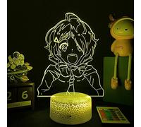 3D Anime LED Night Light for Boys Wonder &Egg Priority Lamp Ai Ohto Figure for Bedroom Decor Bedside Lamp Kids Birthday Gift 7 Colors
