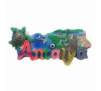 3D Antalya Turkey Fridge Magnet Travel Souvenir Gift Home Kitchen Refrigerator Decoration Magnetic Sticker Magnet Collection