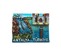 3D Antalya Turkey Refrigerator Fridge Magnet Tourist Souvenirs Handmade Resin Craft Magnetic Stickers Home Kitchen Decoration Travel Gift