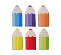 3D Anti Collision Wall Padding for Kids, 6pcs Pencil-Shaped Wall Stickers Self Adhesive Headboard Upholstered Panels, for Bedroom, Living Room, Children's Room, 25x50x3cm