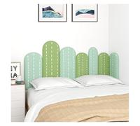 3D Anti-Collision Wall Padding For Kids, Self-Adhesive Waterproof Headboard Upholstered Wall Panels, Peel And Stick Wall Stickers Soundproof Protection Panel(Green,120cm x 60cm)