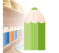3D Anti-Collision Wall Stickers, 1.8cm Thicken Pencil Shape Kids Anti-Collision Wall Stickers, PU self-Adhesive Wall Padding Tatami, 3D Soft Bag Wall Panels Waterproof Bedside Protective Cushion