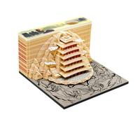 3D Architecture Three-Dimensional Notepad Paper Carving