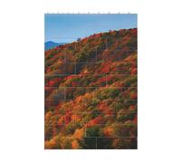 3D Art Brick Block Puzzle DIY Creative Building Blocks Fun Desk Decor Jigsaw Blue Ridge Parkway Mountains Print 37 Pcs