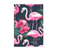 3D Art Brick Block Puzzle DIY Creative Building Blocks Fun Desk Decor Jigsaw Flamingo Floral Printed Print 37 Pcs