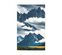 3D Art Brick Block Puzzle DIY Creative Building Blocks Fun Desk Decor Jigsaw Mountains and Clouds Print 37 Pcs