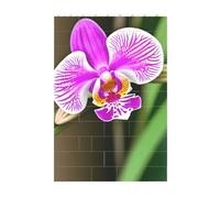 3D Art Brick Block Puzzle DIY Creative Building Blocks Fun Desk Decor Jigsaw Orchid Print 37 Pcs