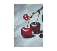 3D Art Brick Block Puzzle DIY Creative Building Blocks Fun Desk Decor Jigsaw Red Cherries Pattern Print 37 Pcs