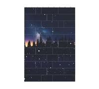 3D Art Brick Block Puzzle DIY Creative Building Blocks Fun Desk Decor Jigsaw Starry Divination Print 37 Pcs