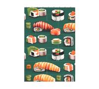 3D Art Brick Block Puzzle DIY Creative Building Blocks Fun Desk Decor Jigsaw Sushi Food Pattern Print 37 Pcs