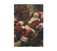 3D Art Brick Block Puzzle DIY Creative Building Blocks Fun Desk Decor Jigsaw Xmas Print 37 Pcs