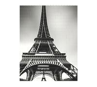 3D Art Brick Puzzle 141Pcs Bricks Block Puzzle Creative DIY Building Blocks Black Paris Eiffel Tower Printed