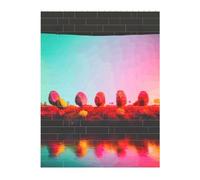 3D Art Brick Puzzle 141Pcs Bricks Block Puzzle Creative DIY Building Blocks Bright Beautiful Colorful Art Printed