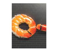 3D Art Brick Puzzle 141Pcs Bricks Block Puzzle Creative DIY Building Blocks Japanese Sushi Shrimp Printed