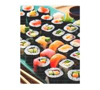 3D Art Brick Puzzle 141Pcs Bricks Block Puzzle Creative DIY Building Blocks Sushi Printed