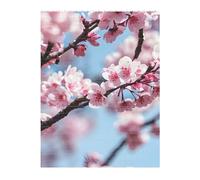 3D Art Brick Puzzle 141Pcs Bricks Block Puzzle Creative DIY Building Blocks Tempting Cherry Blossoms Printed