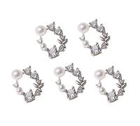 3D Art Christmas Crowns Art Rhinestones Crystal 3D Art Decor Metal Studs Jewelry