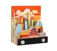 3D Art Memo Pad,3D City Series Memo Pad Paper Notes,3D Notepad Block Notes,3D Artsy Pads Pads Paper,DIY Artsy Pads Post Notes Notepad,3D Memo Pad,3D Notepad for School Home Office Desk