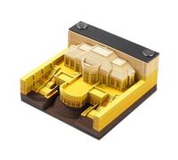 3D Art Memo Pad,Architectural Models 125 Sheets Paper Carving Art Notepad,Non-Stick Artistic Sticky Notes,3D Memo Pad,DIY Paper Notes Creative Decorative Gift,3D Notepad for Home Office