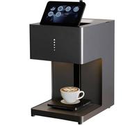 3D Art Printer Digital Coffee Machine Inkjet WiFi Photo Printing Touch Screen Display Latte with Camera DIY Cake Black-EBFCT