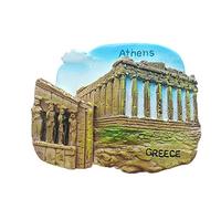 3D Athens Greece Souvenir fridge magnet,Home & kitchen decoration magnetic sticker Greece refrigerator magnet travel souvenir gift