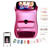 3D Automatic Smart Nail Art Printer, 1200 DPI & 20S Painting, Digital Mobile Nail Painting Machine for Home Use and Nail Studios,Support WiFi/DIY/USB