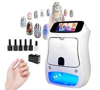 3D Automatic Smart Nail Printer,Nail Printer Machine,Digital Nail Printer,Custom Photo Printing 3000+ Built-In Patterns, Fast 10 Seconds Printing, 5-Inch Touch Screen,For Home Use And Nail Studios