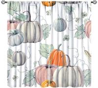 3D Autumn Landscape Blackout Curtains 2 Panels for Bedroom Living Room & Kids RoomNoise Reduction & Light BlockingIdeal for Dining Room Decor