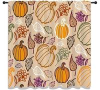 3D Autumn Landscape Blackout Curtains for Bedroom & Living Room Thermal Insulated Eyelet Drapes Home Decor 2 Pieces Cold & Heat Protection Hotel & Office Use