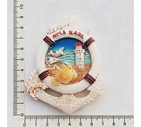 3D Ayia Napa Cyprus Fridge Magnet Travel Souvenir Gift Home Kitchen Refrigerator Decoration Magnetic Sticker Craft Collection