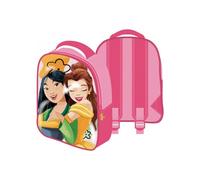 3D Backpack - DISNEY - Princesses - 26x32x10 cm - Pink - Unisex Child