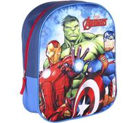 3d backpack for kids Cerda Marvel Avengers Bleu 31x25x10 cm