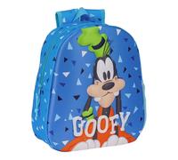 3d backpack Safta Disney Goffy Bleu 27x10x33 cm