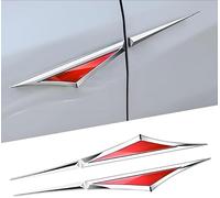 3D Badge Emblem Decal for Skoda Superb 4 3Y 2024 2025, Replacement Adhesive Sticker Decor Trim Accessories,Red