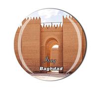 3D Baghdad Iraq Refrigerator Fridge Magnet Crystal Glass Magnet Tourist Travel Souvenir Collection Gift Magnetic Sticker Home Kitchen Decoration