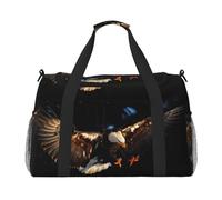 3D Bald Eagle Lightweight Waterproof Large Capacity Handheld Shoulder Crossbody Travel Bag Personal Belongings Organizer Bag