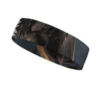 3D Bald Eagle Workout Headband for Men and Women Moisture Wicking Headband for Tennis, Basketball, Running, Gym Outdoor Sports Sweatband