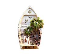 3D Bali Island Indonesia Fridge Magnet - Souvenir Gift & Refrigerator Decor - Magnetic Sticker Collection