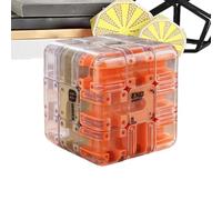 3D Ball Maze Cube - Educational Brain Teaser Toy,Magic Cube Puzzle Toy - for Home Travel School Car Trip Playroom Kids Boys Girls Homeschooling Family Nights Group Activity Birthday Holiday
