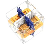 3d Ball Maze Cube Puzzle - 24-Sided Brain Teaser Toy, Logical Thinking Interactive Puzzle Cube with Challenge, Educational Game for Home Travel, Trip Playroom, Kids Boys Girls Homeschooling Family