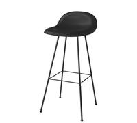 3D Barstool 75 Plastic black - Plastic Glides Gubi - 5715015973434