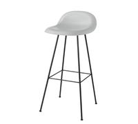 3D Barstool 75 Plastic Lunar Gray - Plastic Glides Gubi - 5715015973410