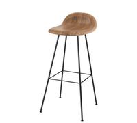 3D Barstool 75 Walnut - Felt Glides Gubi - 5715015972109