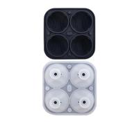 3D Baseball Shape Ice Cubes Food Grade Silicone Mold for Beverage Decoration Household Ice Ball Making Food Grade Silicone Mold
