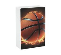 3D Basketball Cigarette Case - Portable Cigarette Box Lightweight Holder Case for Travel Waterproof Plastic Cigarettes Boxes Pocket Size Storage Box for 20 Cigarettes