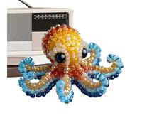 3D Bead Embroidery Kit - 3D Sea Animals Beadwork Craft Kit for Beginners Adults | Handcraft Activities Beadwork Art Set for Family Children Adults Women Kids
