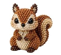 3D Beaded Animal Kit - DIY Animal Beading Craft Set With Colourful Beads & Easy Instructions. Handmade Beadwork For Beginners, Adults, Teens. Perfect Craft For Social Bonding, DIY Lovers, Tiny 3D Anim